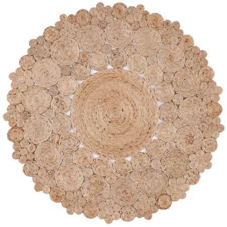 Safavieh 9 x 9 ft. Natural Fiber Hand Woven Round Area Rug, Natural NFB245A-9R